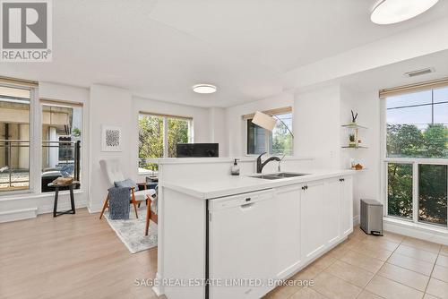 203 - 2119 Lake Shore Boulevard W, Toronto, ON - Indoor Photo Showing Kitchen With Double Sink