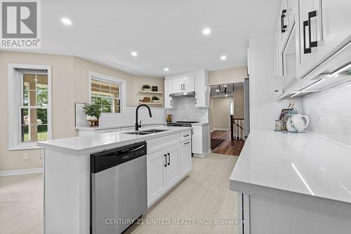 300 St. Mary'S Road, Kawartha Lakes, ON - Indoor Photo Showing Kitchen With Double Sink With Upgraded Kitchen