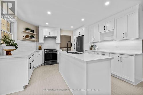 300 St. Mary'S Road, Kawartha Lakes, ON - Indoor Photo Showing Kitchen With Double Sink With Upgraded Kitchen