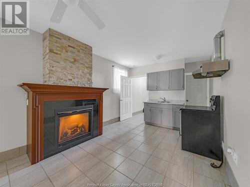 795 Stanley, Windsor, ON - Indoor With Fireplace