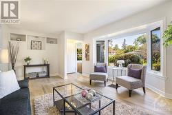 Living room toward the front entrance - 