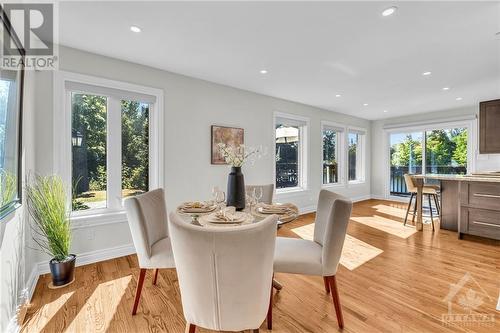 4120 Riverside Drive Unit#K, Ottawa, ON - Indoor Photo Showing Dining Room