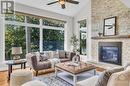 4120 Riverside Drive Unit#K, Ottawa, ON  - Indoor Photo Showing Living Room With Fireplace 