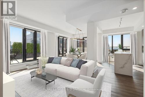 904 - 123 Portland Street, Toronto, ON - Indoor Photo Showing Living Room