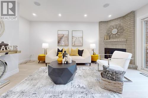 4 Teasdale Court, Aurora, ON - Indoor Photo Showing Other Room With Fireplace