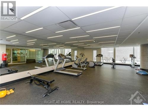 2303 - 179 Metcalfe Street, Ottawa, ON - Indoor Photo Showing Gym Room