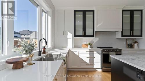 3495 Isleworth Road, London, ON - Indoor Photo Showing Kitchen With Double Sink With Upgraded Kitchen