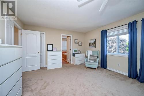 Primary bedroom view of ensuite & walk in closet. - 86 Sinclair Avenue, Carleton Place, ON - Indoor Photo Showing Bedroom