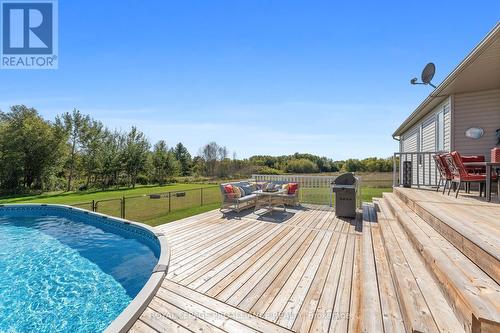 12887 County Rd 2, Cramahe (Colborne), ON - Outdoor With Above Ground Pool With Deck Patio Veranda