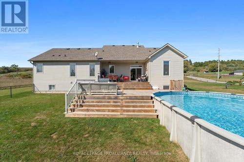 12887 County Rd 2, Cramahe (Colborne), ON - Outdoor With Above Ground Pool With Deck Patio Veranda