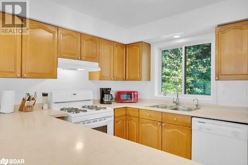 1018C Leisure Ln, Cloyne, ON - Indoor Photo Showing Kitchen With Double Sink