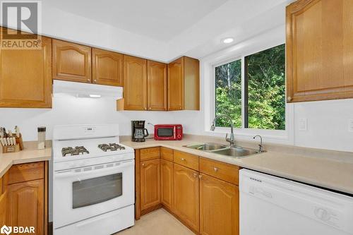 1018C Leisure Ln, Cloyne, ON - Indoor Photo Showing Kitchen With Double Sink