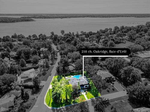 Vue d'ensemble - 218 Rue Oakridge, Baie-D'Urfé, QC - Outdoor With Body Of Water With View