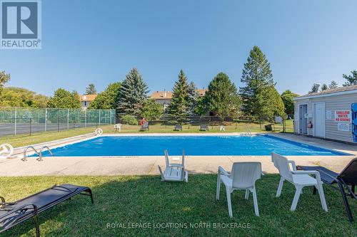 7 - 110 Napier Street, Blue Mountains, ON - Outdoor With In Ground Pool With Backyard