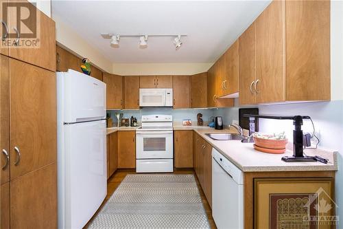 138 Somerset Street W Unit#912, Ottawa, ON - Indoor Photo Showing Kitchen With Double Sink