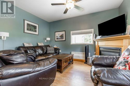 776 Monck Road, Kawartha Lakes, ON - Indoor Photo Showing Living Room With Fireplace