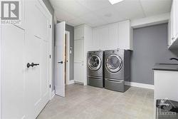 Laundry on lower level - 