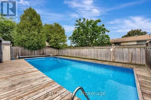 37 Broken Oak Crescent, Kitchener, ON - Outdoor With In Ground Pool With Deck Patio Veranda With Backyard