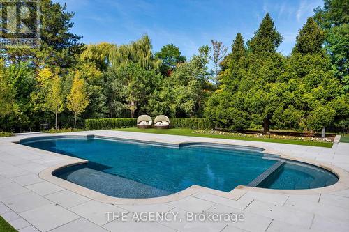 45 Park Lane Circle, Toronto, ON - Outdoor With In Ground Pool With Backyard