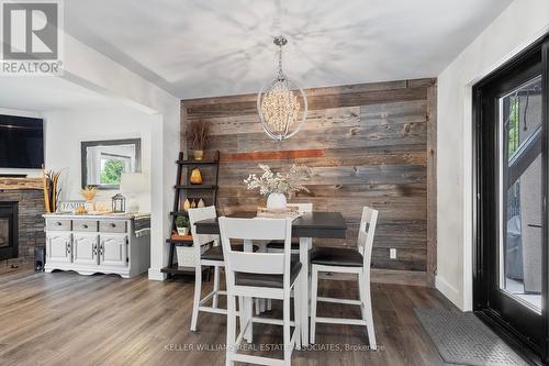 419 Drinkwater Drive, Orillia, ON - Indoor Photo Showing Dining Room With Fireplace