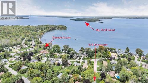 419 Drinkwater Drive, Orillia, ON - Outdoor With Body Of Water With View