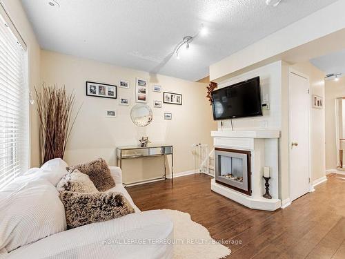 637-3 Everson Dr, Toronto, ON - Indoor Photo Showing Bedroom With Fireplace