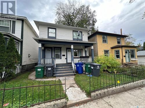 614 E Avenue N, Saskatoon, SK - Outdoor With Deck Patio Veranda With Facade