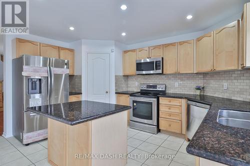 29 Beachpoint Boulevard, Brampton, ON - Indoor Photo Showing Kitchen With Stainless Steel Kitchen With Double Sink With Upgraded Kitchen