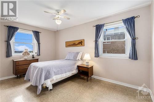 Primary bedroom, south and west facing windows. - 526 Mutual Street, Ottawa, ON - Indoor Photo Showing Bedroom