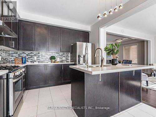 3 Frampton Road, Brampton, ON - Indoor Photo Showing Kitchen With Stainless Steel Kitchen With Double Sink With Upgraded Kitchen