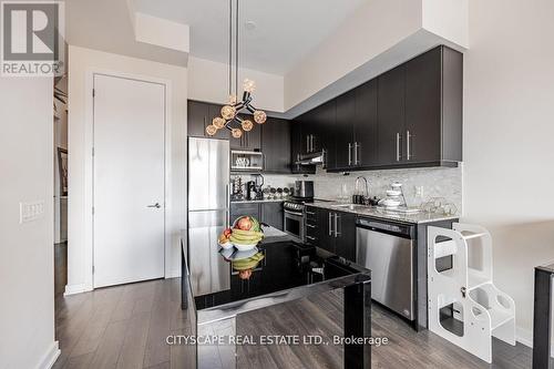 603 - 40 Esplanade Lane, Grimsby, ON - Indoor Photo Showing Kitchen With Stainless Steel Kitchen With Upgraded Kitchen