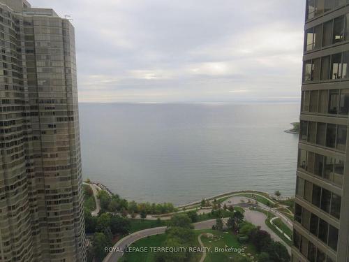 3305-2045 Lakeshore Blvd W, Toronto, ON - Outdoor With Body Of Water With View