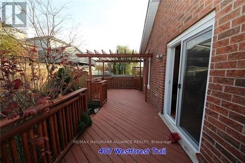 407 Westforest Trail, Kitchener, ON - Outdoor With Deck Patio Veranda With Exterior