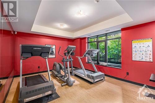 245 Kent Street Unit#407, Ottawa, ON - Indoor Photo Showing Gym Room