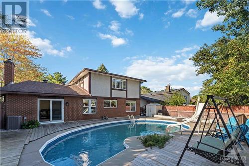 1010 Cahill Drive W, Ottawa, ON - Outdoor With In Ground Pool