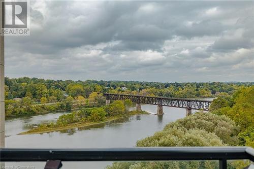 170 Water Street N Unit# 906, Cambridge, ON - Outdoor With Balcony With View