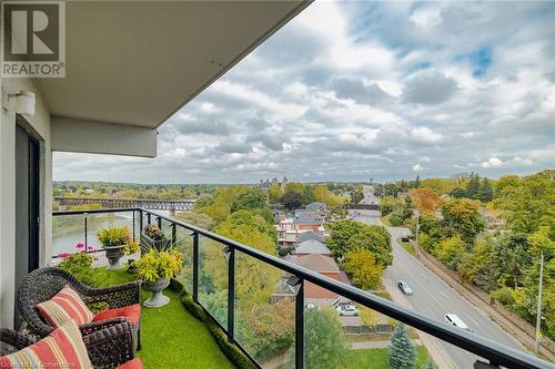 170 Water Street N Unit# 906, Cambridge, ON - Outdoor With Balcony With View With Exterior