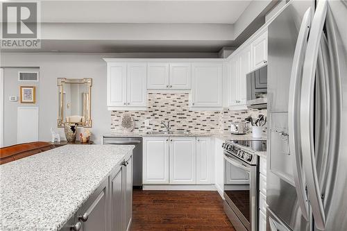 170 Water Street N Unit# 906, Cambridge, ON - Indoor Photo Showing Kitchen With Stainless Steel Kitchen With Double Sink With Upgraded Kitchen