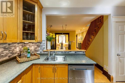 86 Emerson Avenue N, Toronto, ON - Indoor Photo Showing Kitchen With Double Sink