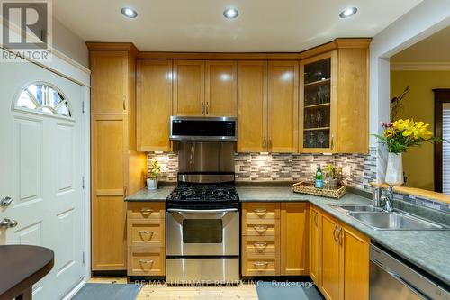 86 Emerson Avenue N, Toronto, ON - Indoor Photo Showing Kitchen With Double Sink