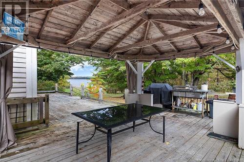 82 Macdonalds Point Wharf Road, Wickham, NB - Outdoor With Deck Patio Veranda With Exterior