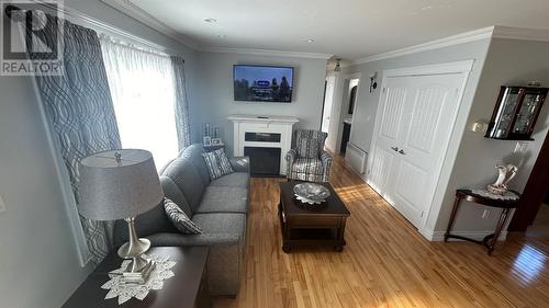 6 Tompkins Avenue, Stephenville, NL - Indoor Photo Showing Other Room With Fireplace