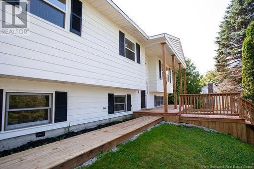 6 Minstrel Drive, Quispamsis, NB - Outdoor With Deck Patio Veranda With Exterior