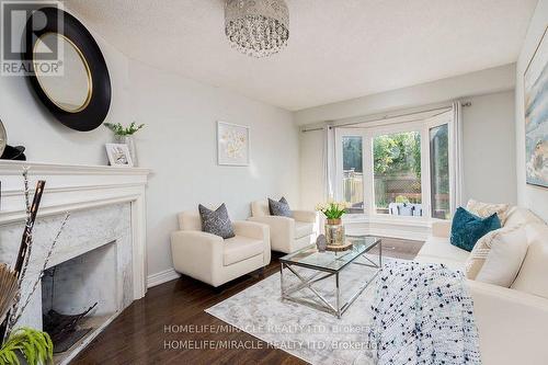 4361 Violet Road, Mississauga, ON - Indoor Photo Showing Living Room With Fireplace