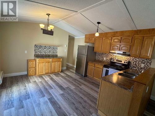 8 Davis Crescent, Happy Valley-Goose Bay, NL - Indoor Photo Showing Kitchen With Double Sink