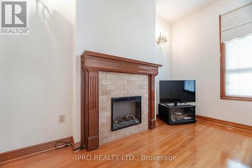 136 Marchmount Road, Toronto, ON - Indoor Photo Showing Living Room With Fireplace