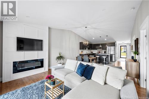 358 Glengrove Street, Moncton, NB - Indoor Photo Showing Living Room With Fireplace