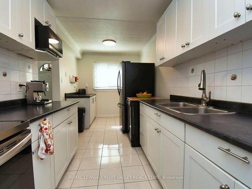 141-141 Fleetwood Cres, Brampton, ON - Indoor Photo Showing Kitchen With Double Sink