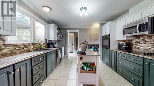 18 Lancaster Crescent, Mount Pearl, NL - Indoor Photo Showing Kitchen With Double Sink With Upgraded Kitchen