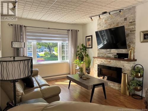 579 Principale Street, Petit-Rocher, NB - Indoor Photo Showing Living Room With Fireplace